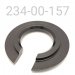 SPRING RETAINER, PODIUM, BLACK (SEE 234-00-002 NOT BLACK)