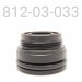 BEARING CAP, CIRLCIP STYLE, 1.5 BORE X 5/8 Shaft, 0.975 TLG, BLACK, , W/TOP THREADS, FIST