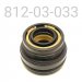 BEARING CAP, CIRLCIP STYLE, 1.5 BORE X 5/8 Shaft, 0.975 TLG, BLACK, , W/TOP THREADS, FIST