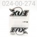 DECAL, FLOAT 3 EVOL CHAMBER, FACTORY SERIES, 5.34 X 3.5, CLEAR