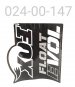DECAL: GEN II FLOAT X EVOL, AIR SLEEVE, SHORT 4.75 X 5.31
