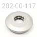 Bearing Cap: [Ø 1.834 Bore, Ø 0.620 Shaft] Al, Clear Ano II, Press-in