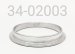 Spring Adaptor, Fox Zero Pro Preload Nut to Metric Spring, (2.23 OD X 1.85 ID)