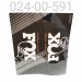 Decal, Reservoir [7.63 X 9.0] For 2.5" OD, > 11.0" Length, Internal Bypass, Silver and Orange, Heritage