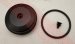 Fox 2.250 Bore Reservoir End Cap Torx Fill Assembly Black (Component View)